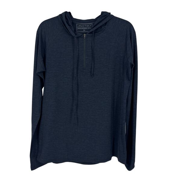 Anetik women flight tech hoody size XL midnight blue SPF 30 premium performance - Picture 1 of 10